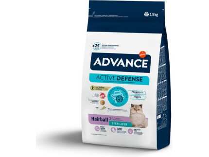 ADVANCE CHAT STERILIZED HAIRBALL 10 KG