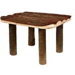 PORCHE EN BOIS NATUREL