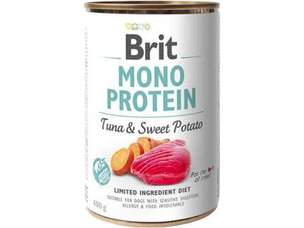 BRIT MONO PROTÉINE THON & PATATES DOUCES 400 GR
