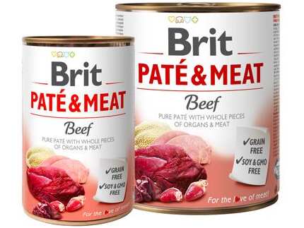 PÂTÉ BRIT & BOEUF 400 GR