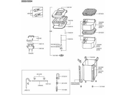 EHEIM 2222-2224 SPARE PARTS