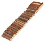 ÉCHELLE AVEC MANGEOIRE EN BOIS