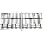 DEVANT AVEC PORTE NID ET 3 MANGEOIRES