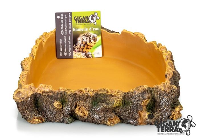 Assiette à eau d'angle Rock GIGANTERRA