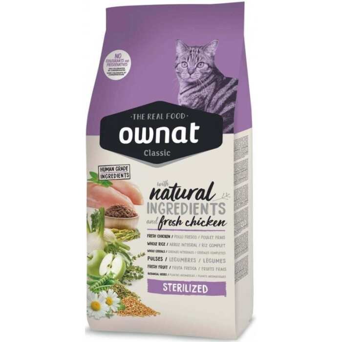 OWNAT CLASSIC CHAT STÉRILISÉ 15 KG – Image 1