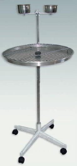 PERCHE À ROULETTES ET FILET