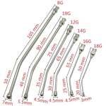 POINTE COURBE EN ACIER INOXYDABLE